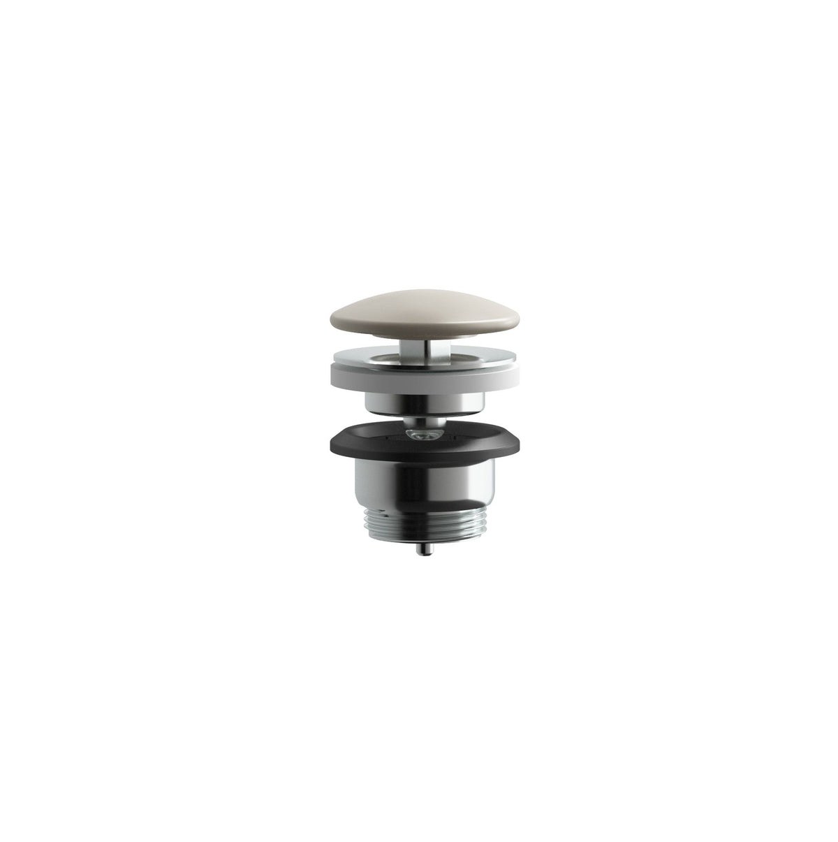 KLUDI-ROTEXA PUSH-OPEN with ceramig plug waste G 1 1/4 Matt Light Dove