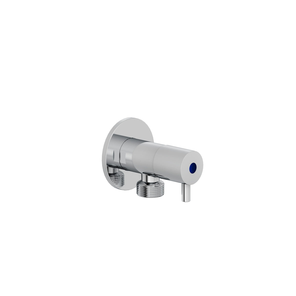 Brass angle valve DN 15 Chrome