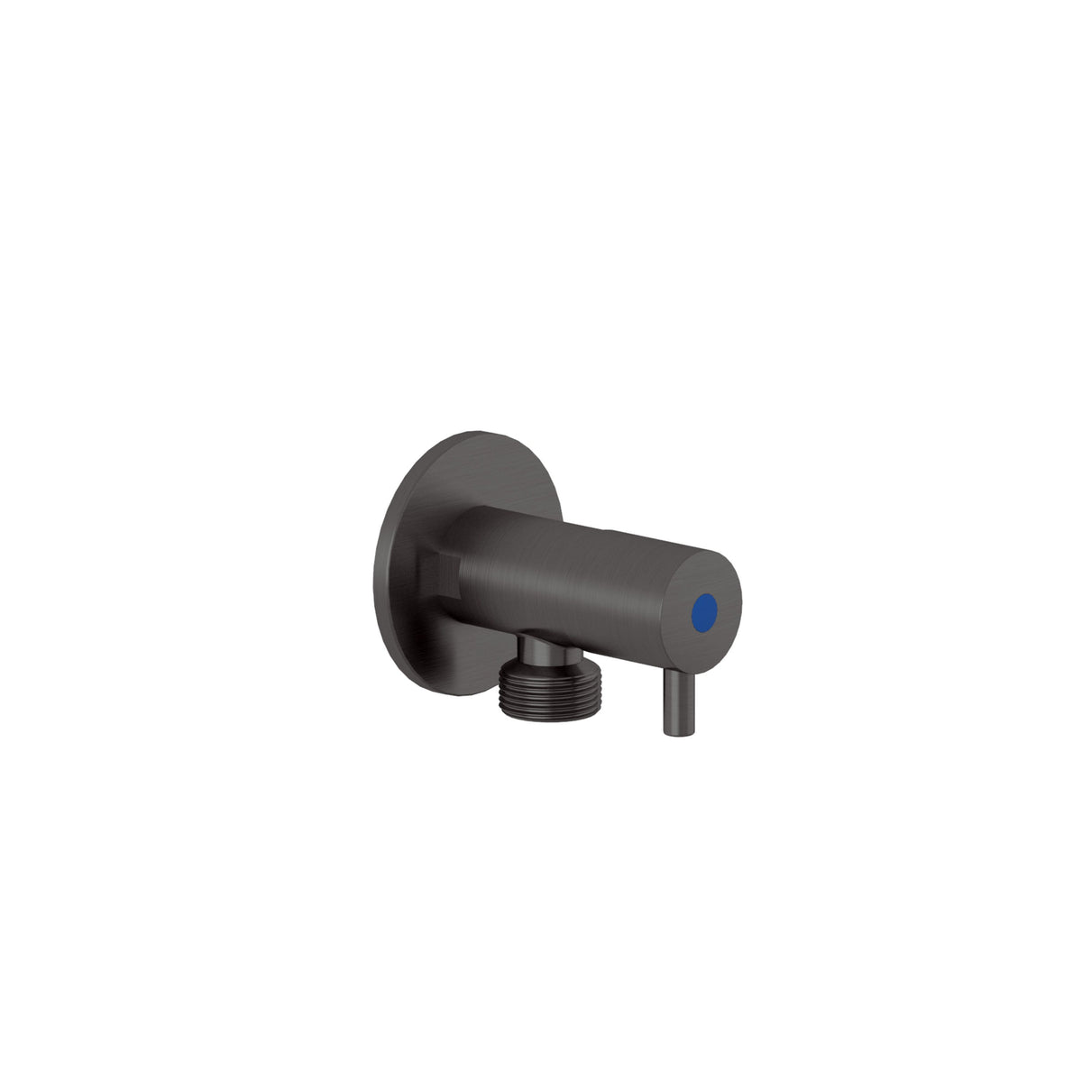 Brass angle valve DN 15 Brushed Gunmetal