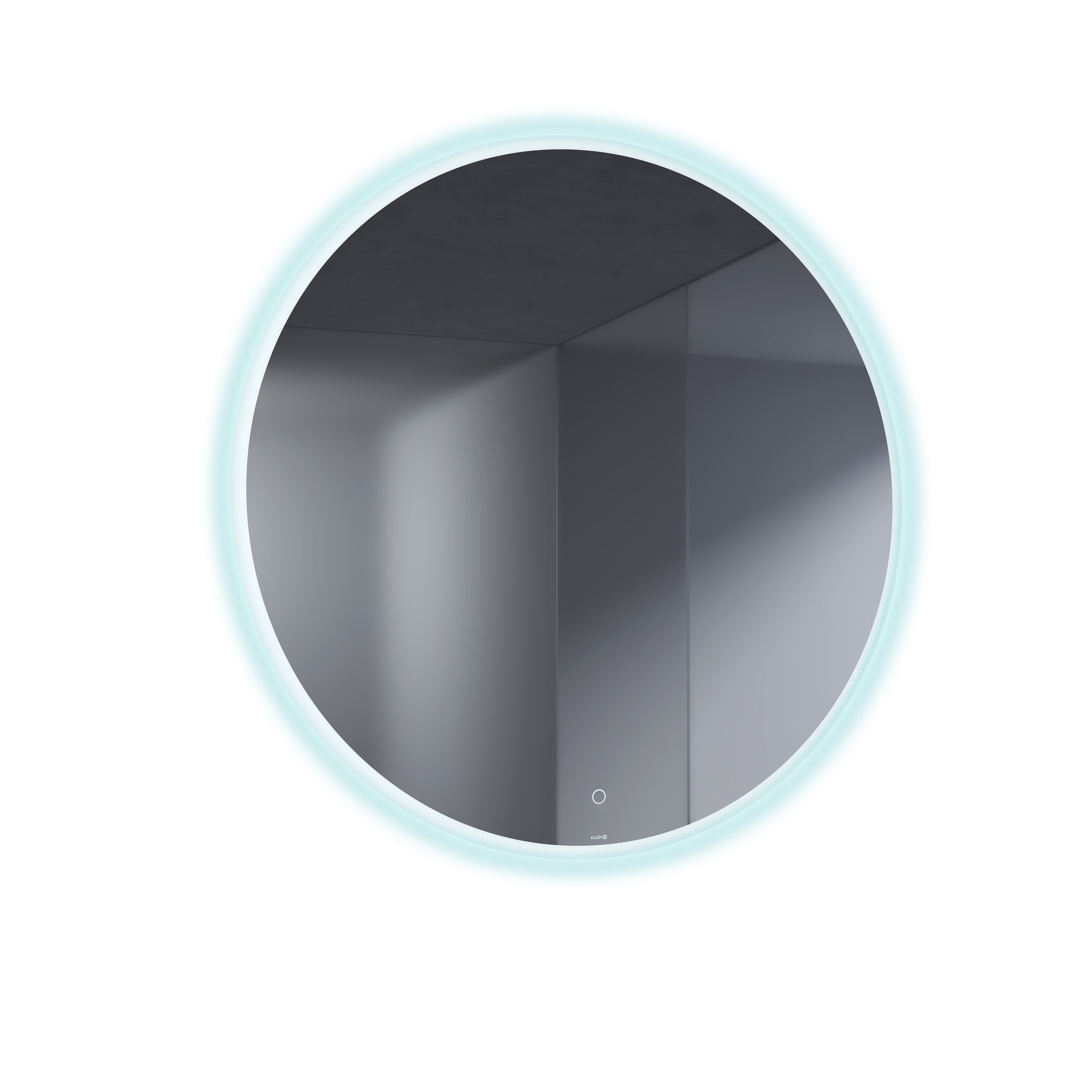 KLUDI-LUMA Mirror 100x100 h3 cm LED light & De-mister