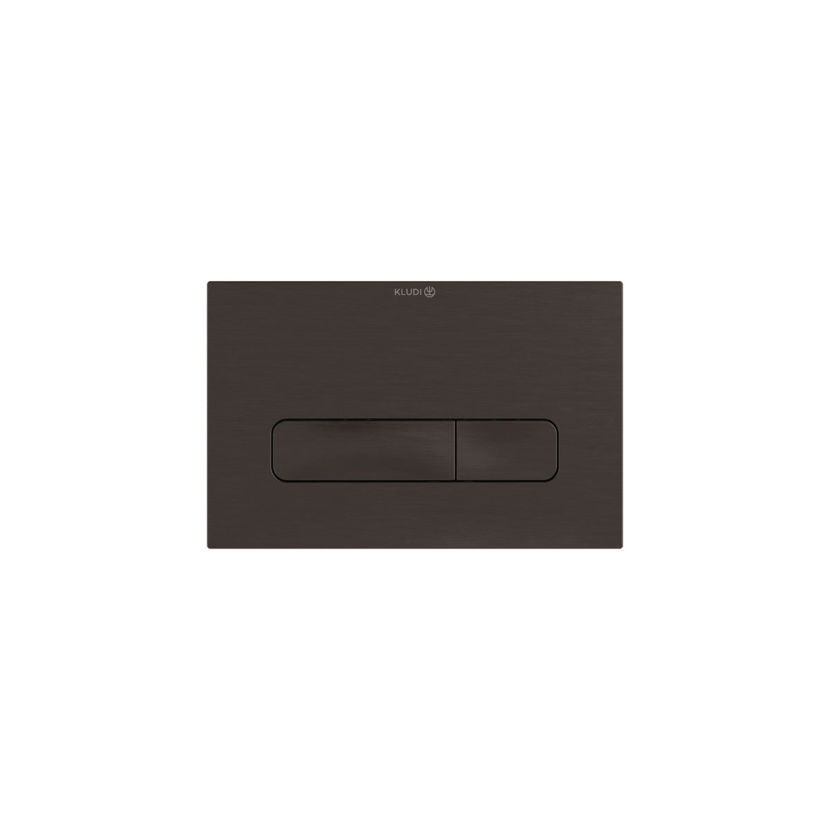 Push plate 24x15 h1,2 cm Rectangular Brushed Gunmetal