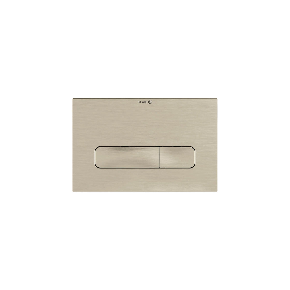 Push plate 24x15 h1,2 cm Rectangular Brushed Nickel