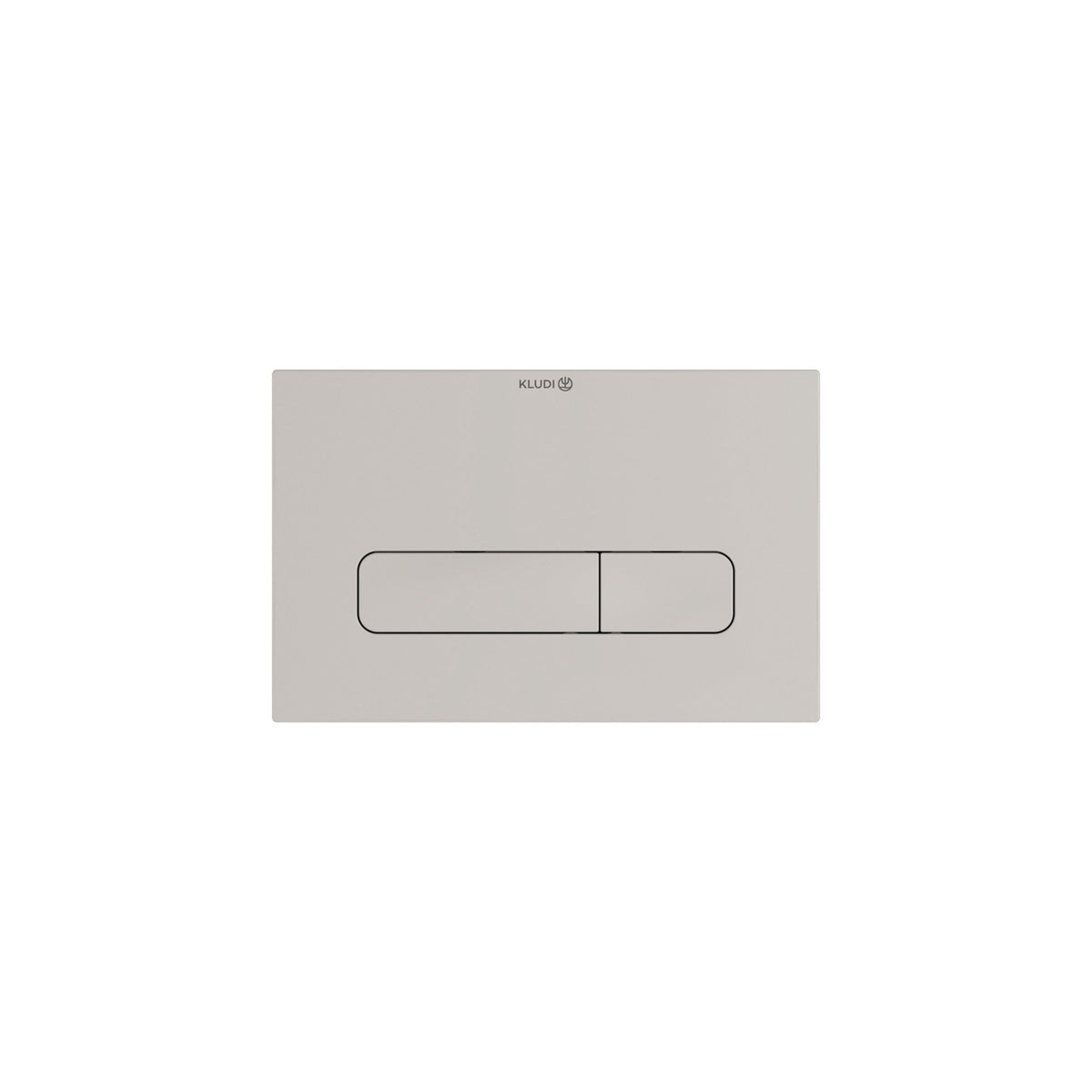Push plate 24x15 h1,2 cm Rectangular Matt Light Dove