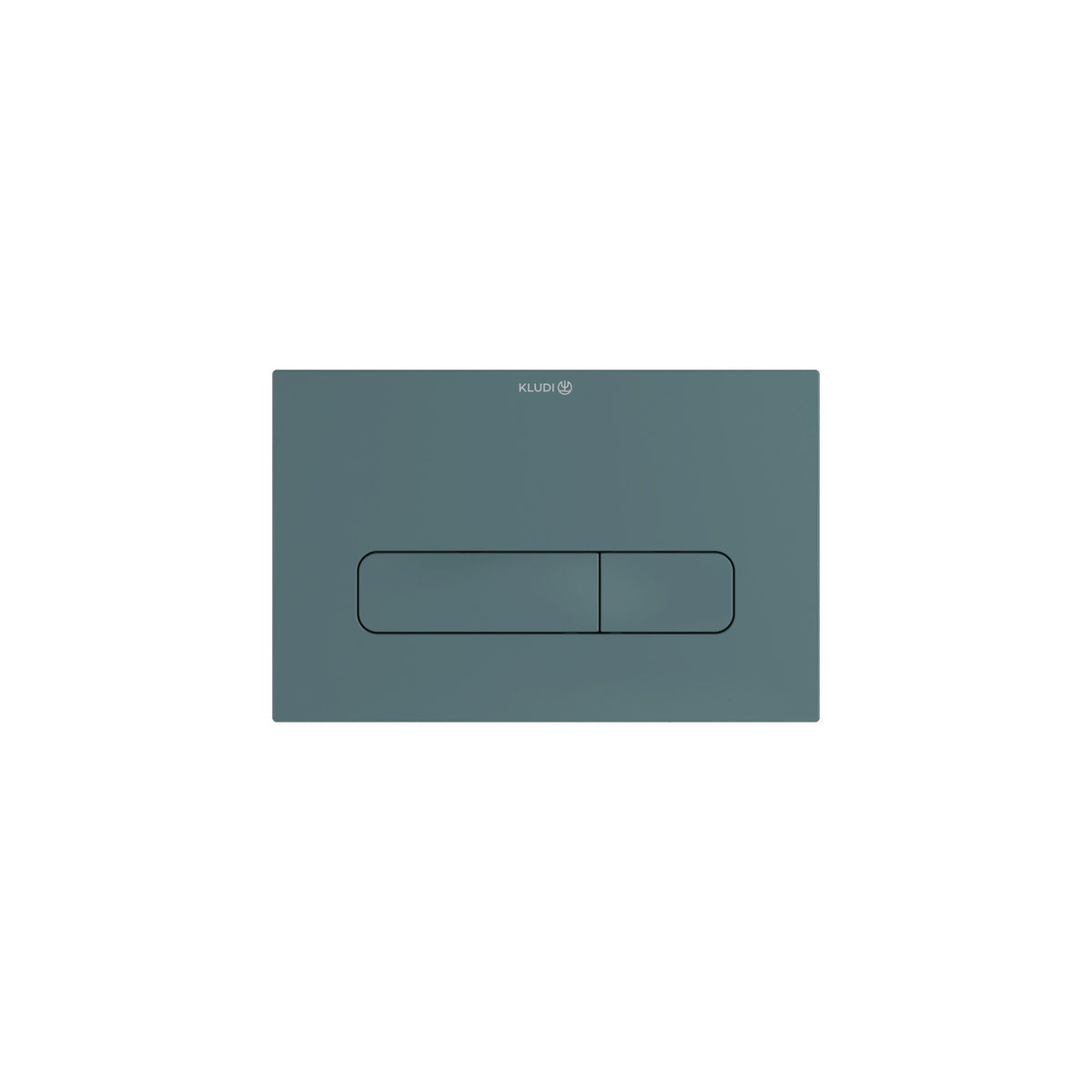 Push plate 24x15 h1,2 cm Rectangular Matt Teal Blue