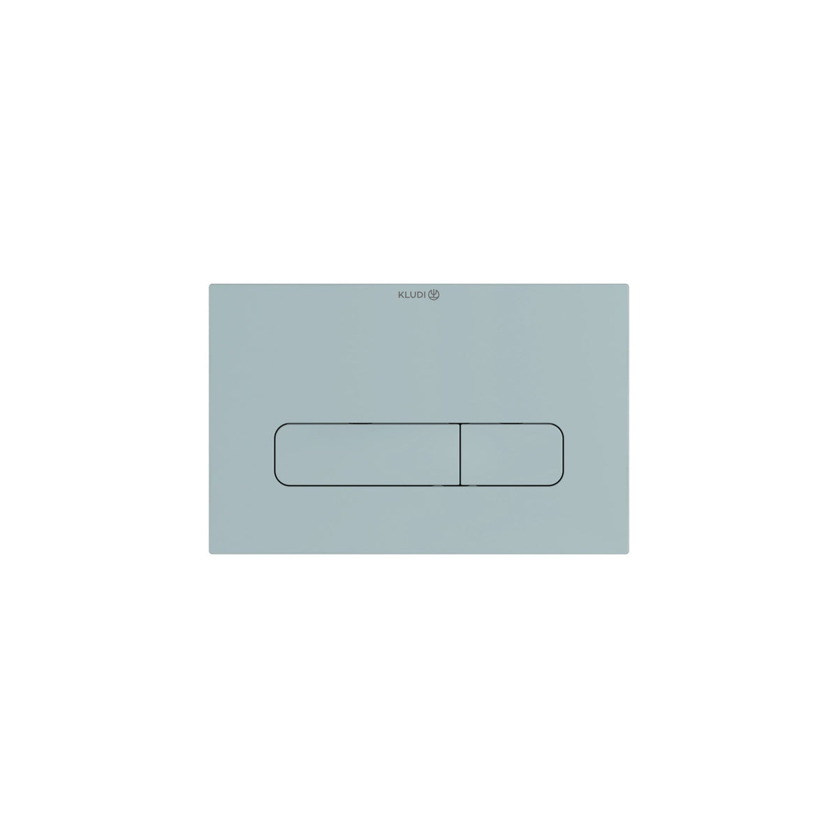 Push plate 24x15 h1,2 cm Rectangular Matt Light Blue