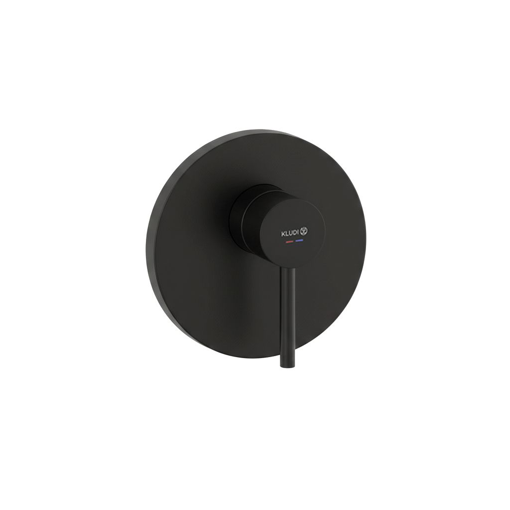 KLUDI-BOZZ concealed single lever shower mixer Matt Black