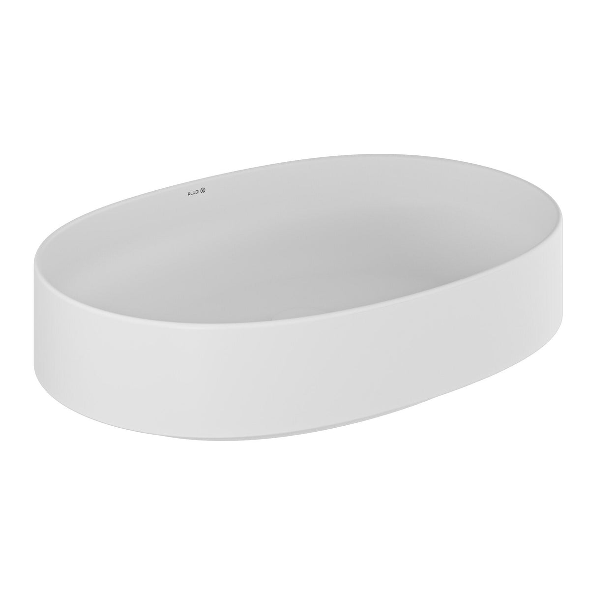 KLUDI-RESA O COUNTERTOP WASHBASIN 60x40cm Matt Black