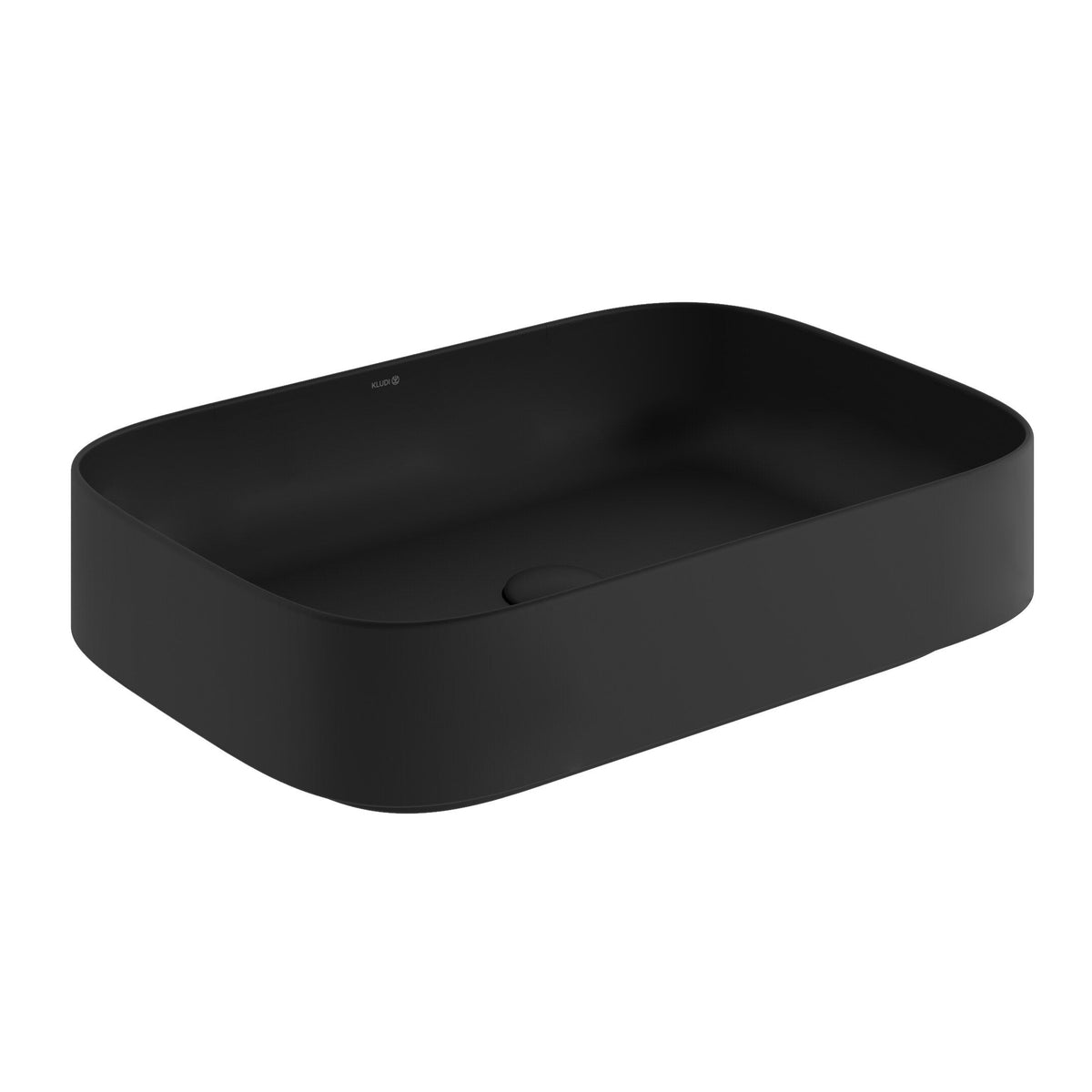 KLUDI-RESA S COUNTERTOP WASHBASIN 60x40cm Matt Black