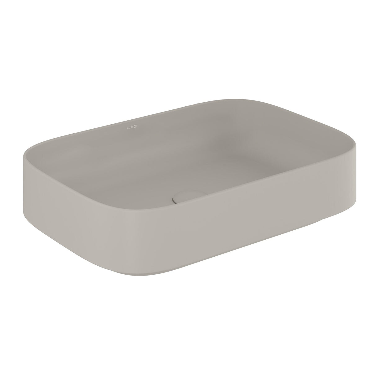 KLUDI-RESA S COUNTERTOP WASHBASIN 60x40cm Matt Black