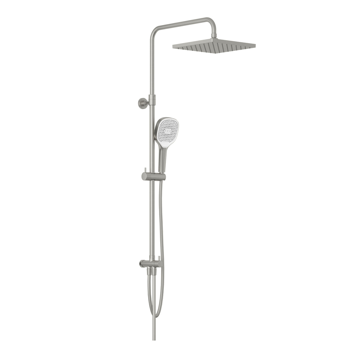 KLUDI-A-QA dual shower system Brushed Nickel