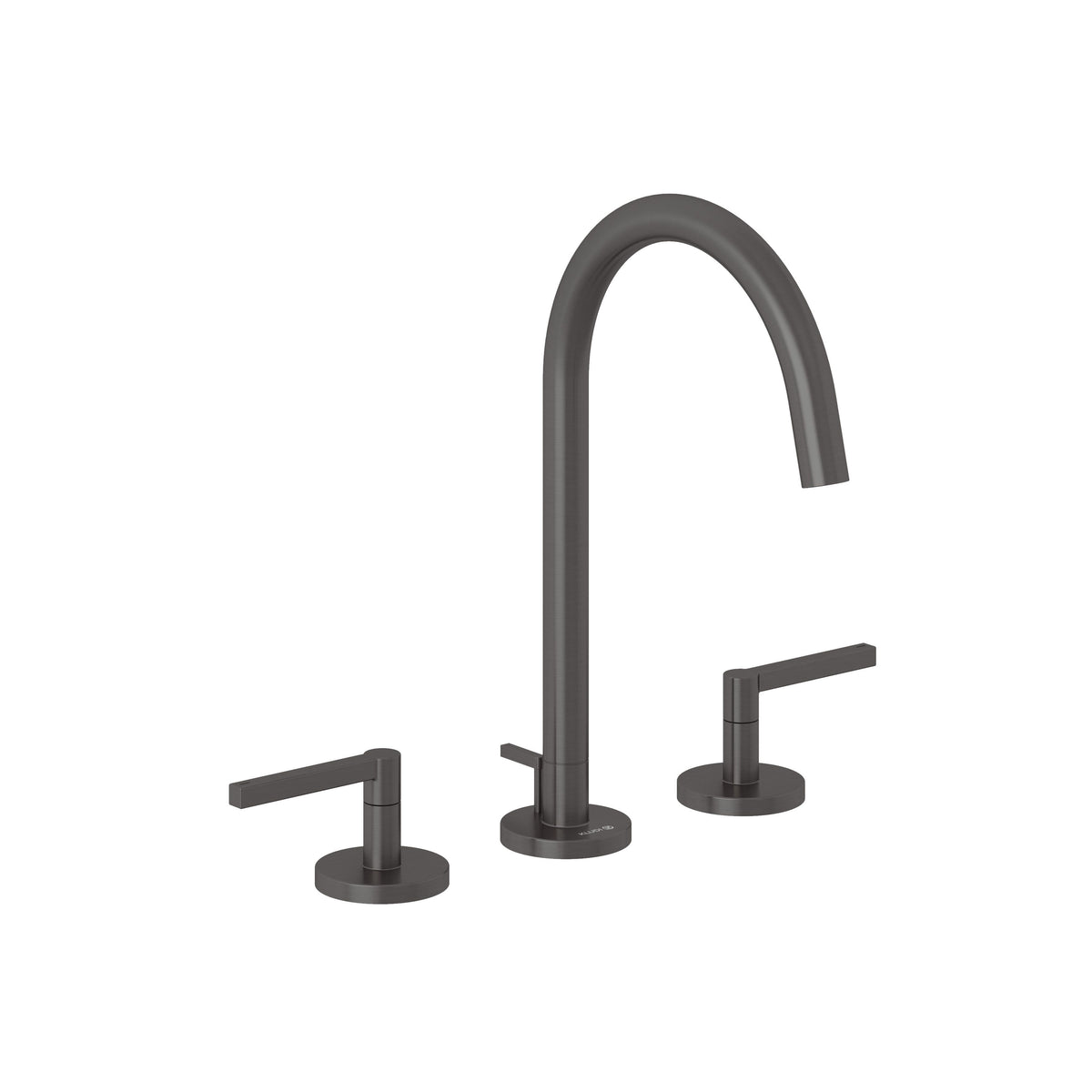 KLUDI-NOVA FONTE Puristic three-hole basin mixer DN 15 Brushed Gunmetal