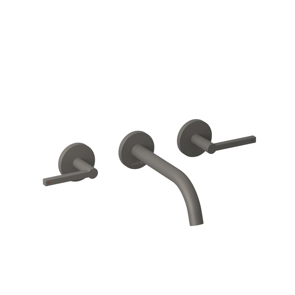 KLUDI-NOVA FONTE Puristic wall mounted basin mixer DN 15 Matt Dove