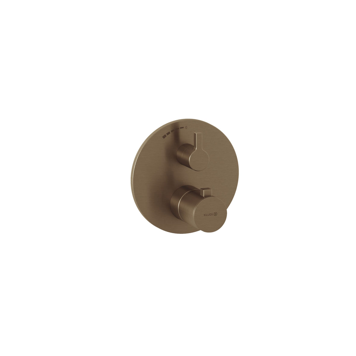 KLUDI-NOVA FONTE Puristic concealed thermostatic shower mixer Brushed Bronze