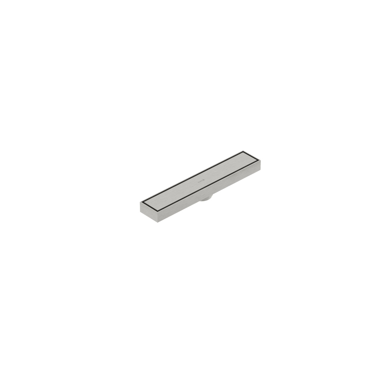 KLUDI-FLUVIA linear shower drain (tile insert dual purpose) Brushed Nickel