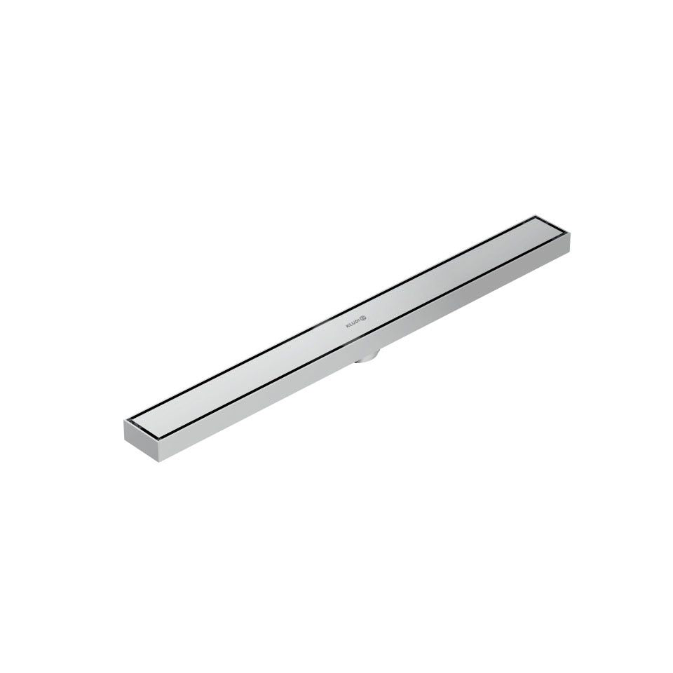 KLUDI-FLUVIA linear shower drain (tile insert dual purpose) Chrome