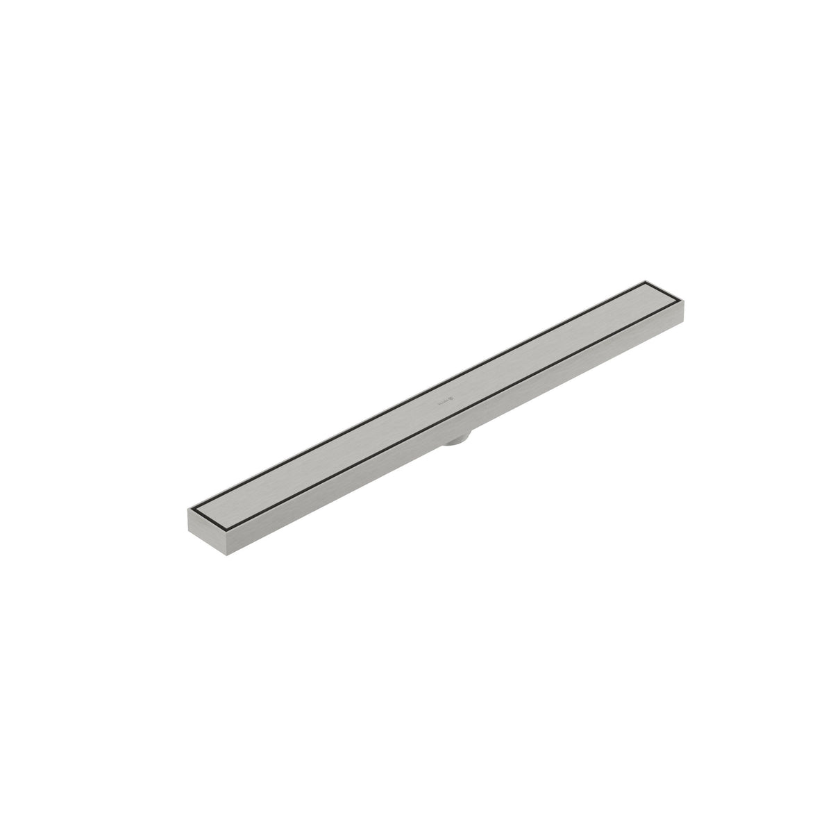 KLUDI-FLUVIA linear shower drain (tile insert dual purpose) Brushed Nickel