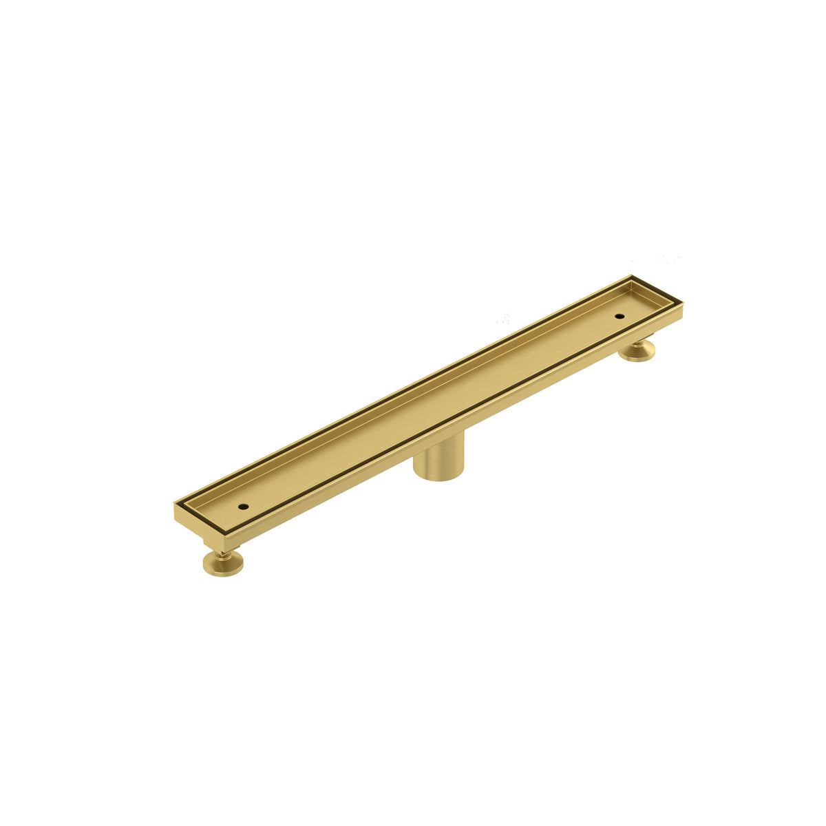 KLUDI-FLUVIA linear shower drain (tile insert) Brushed Gold