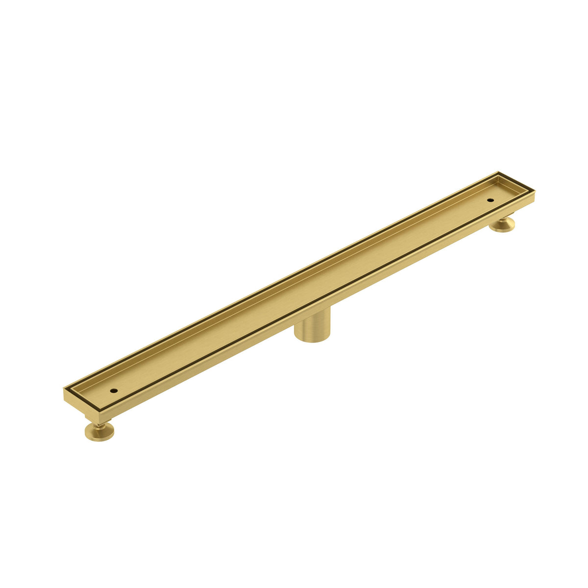 KLUDI-FLUVIA linear shower drain (tile insert) Brushed Gold