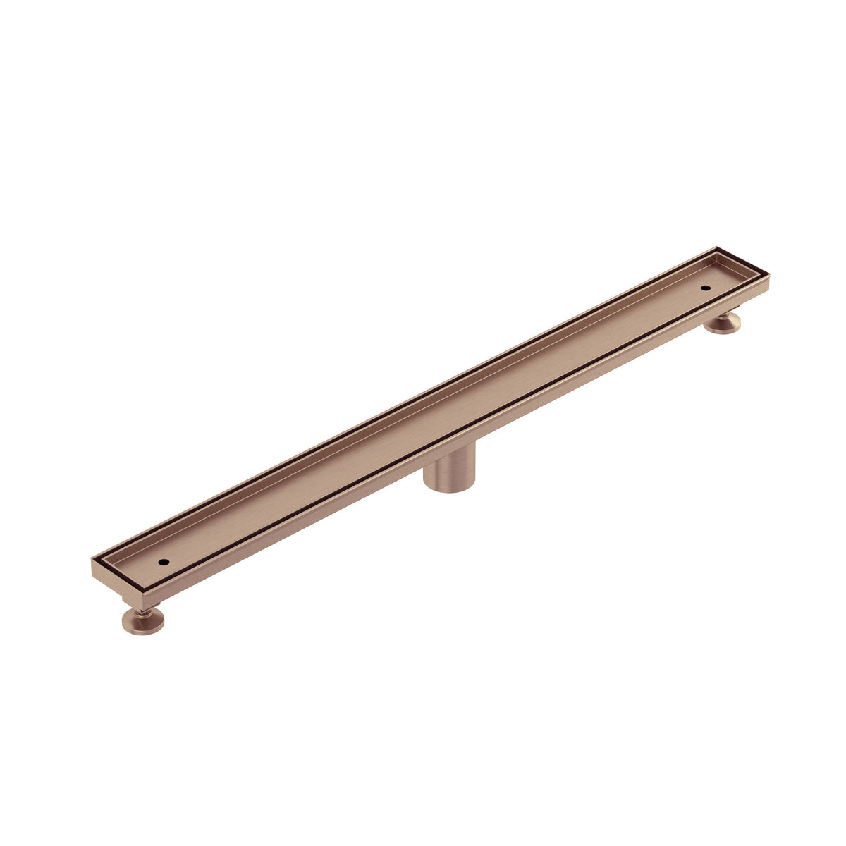 KLUDI-FLUVIA linear shower drain (tile insert) Brushed Bronze