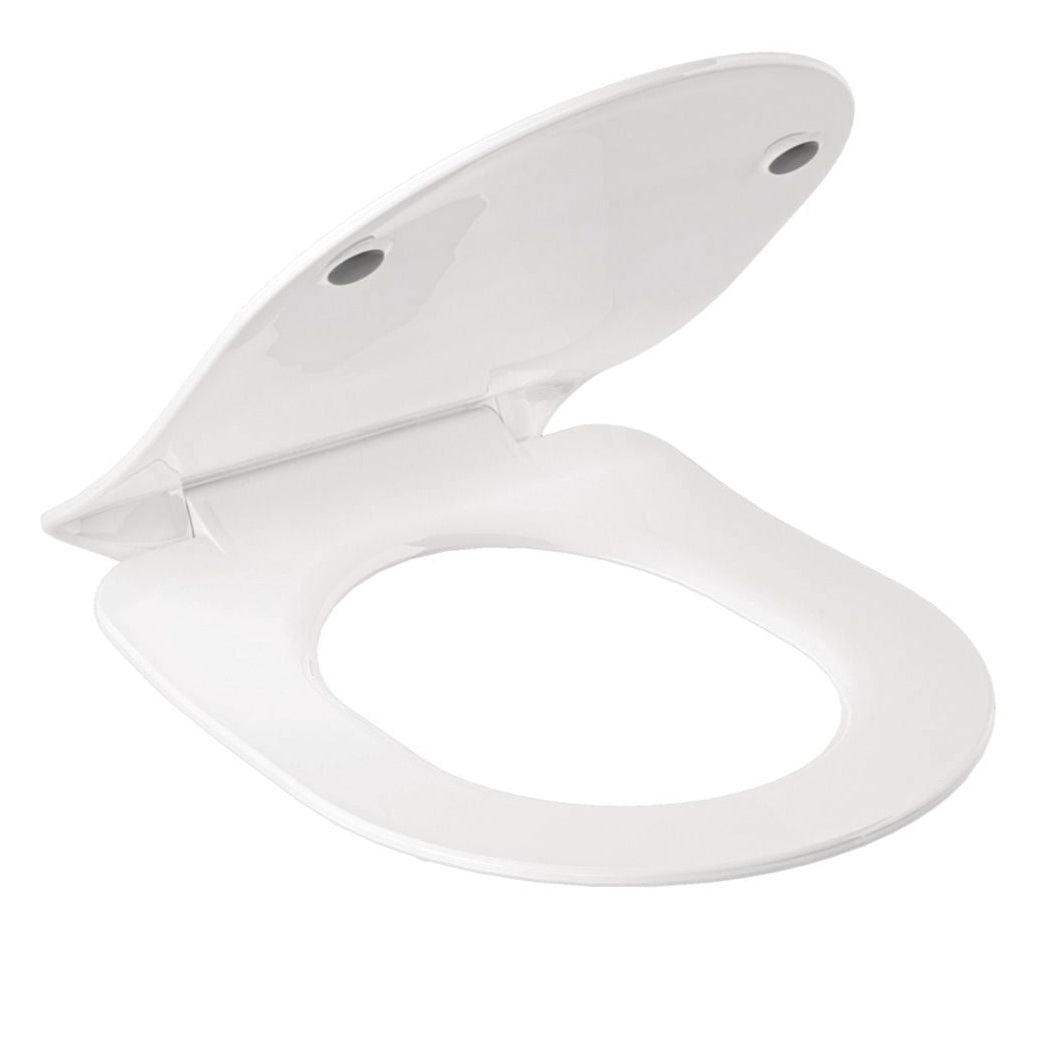 Urea soft close seat cover with quick release