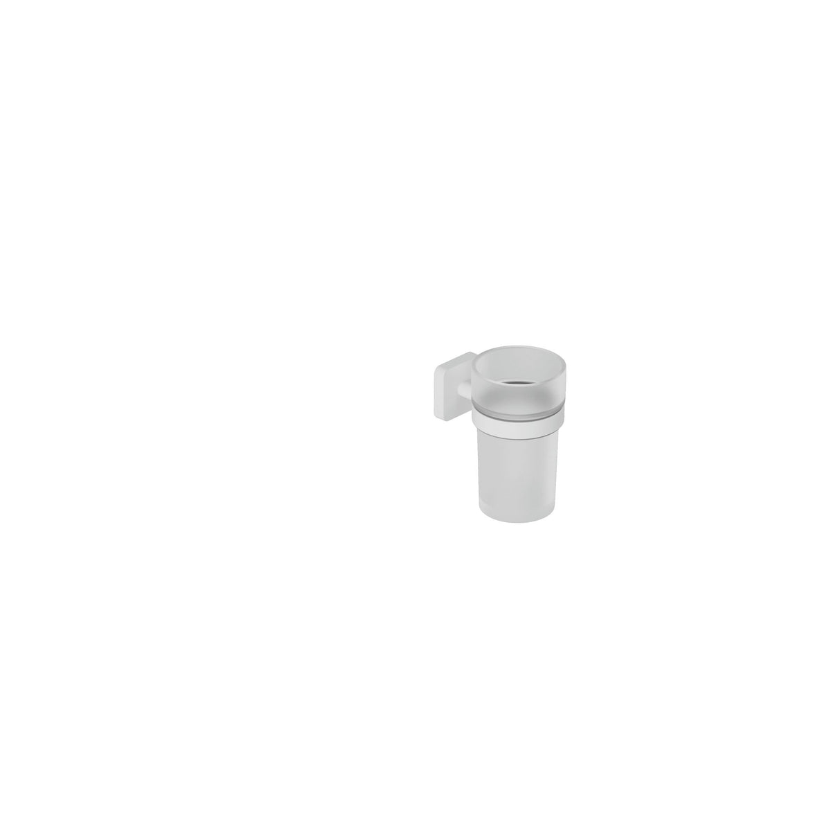 KLUDI-VELA S glass holder Matt White