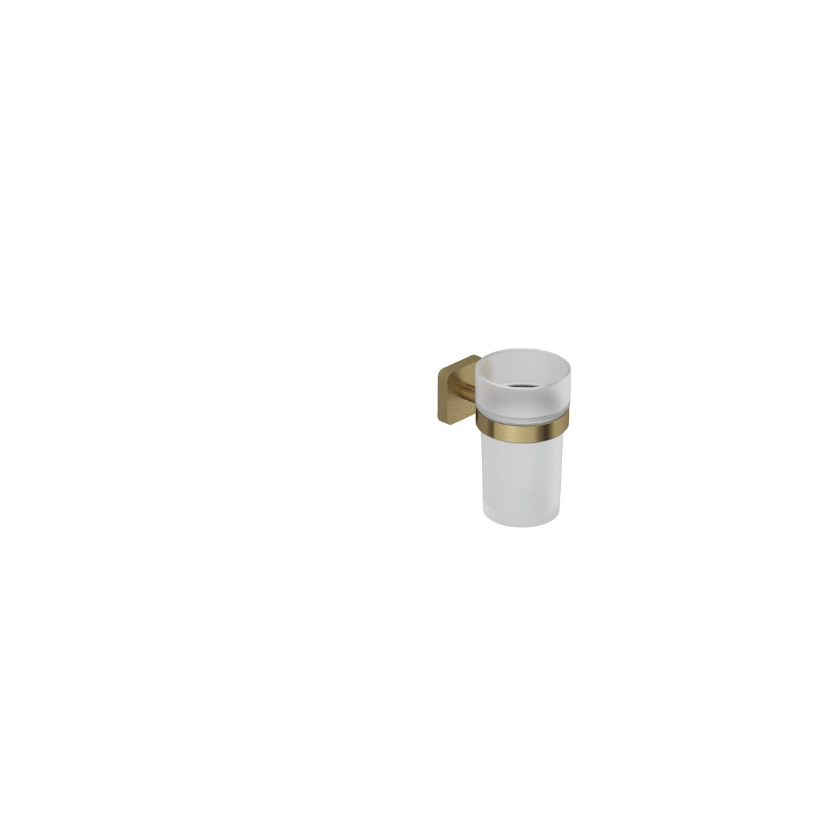 KLUDI-VELA S glass holder Brushed Gold