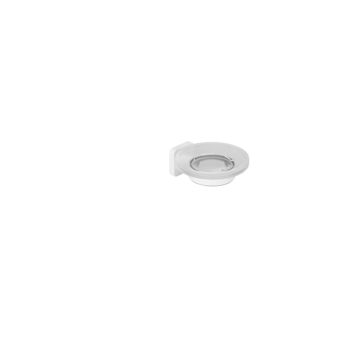 KLUDI-VELA S soap dish Matt White