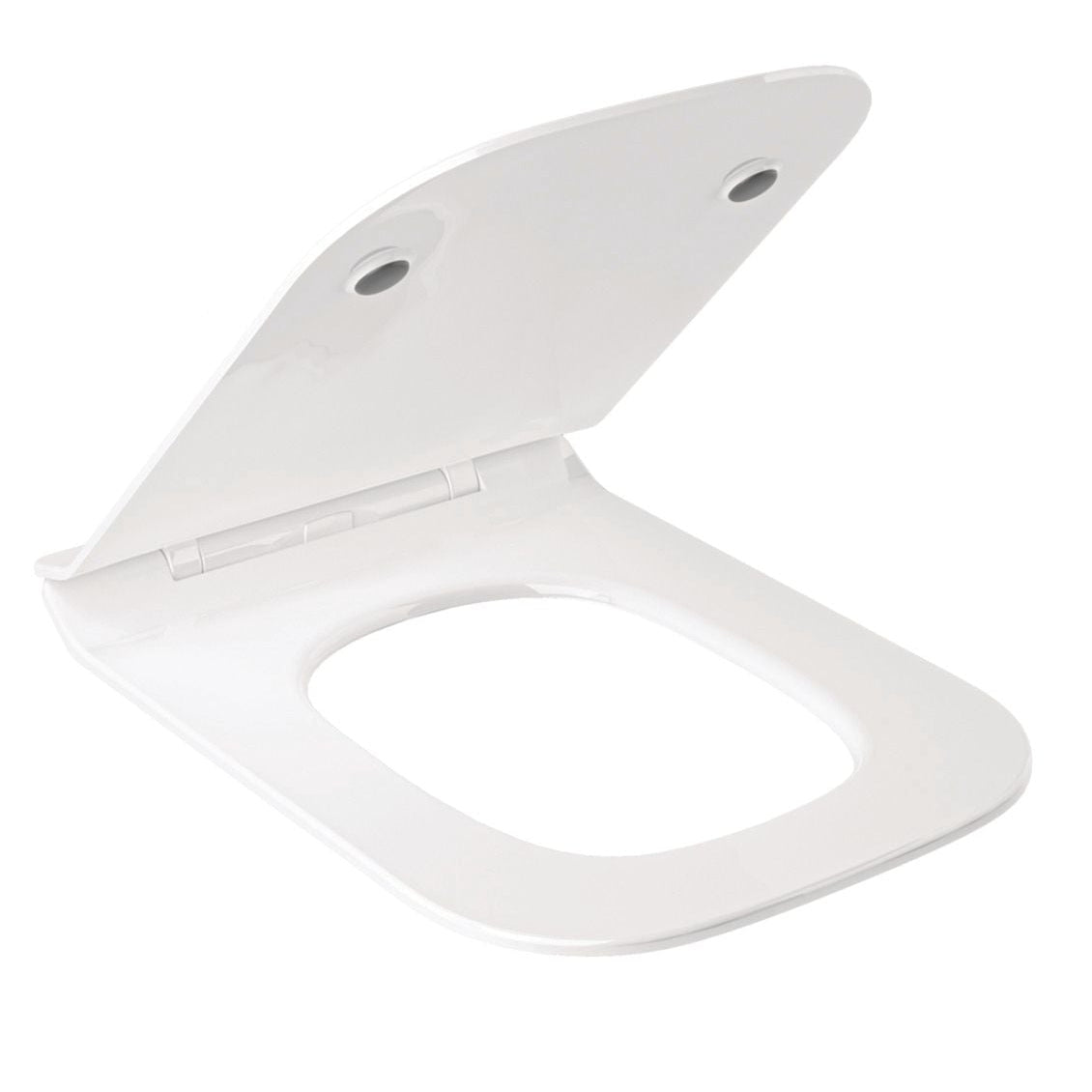 Urea soft close seat cover with quick release