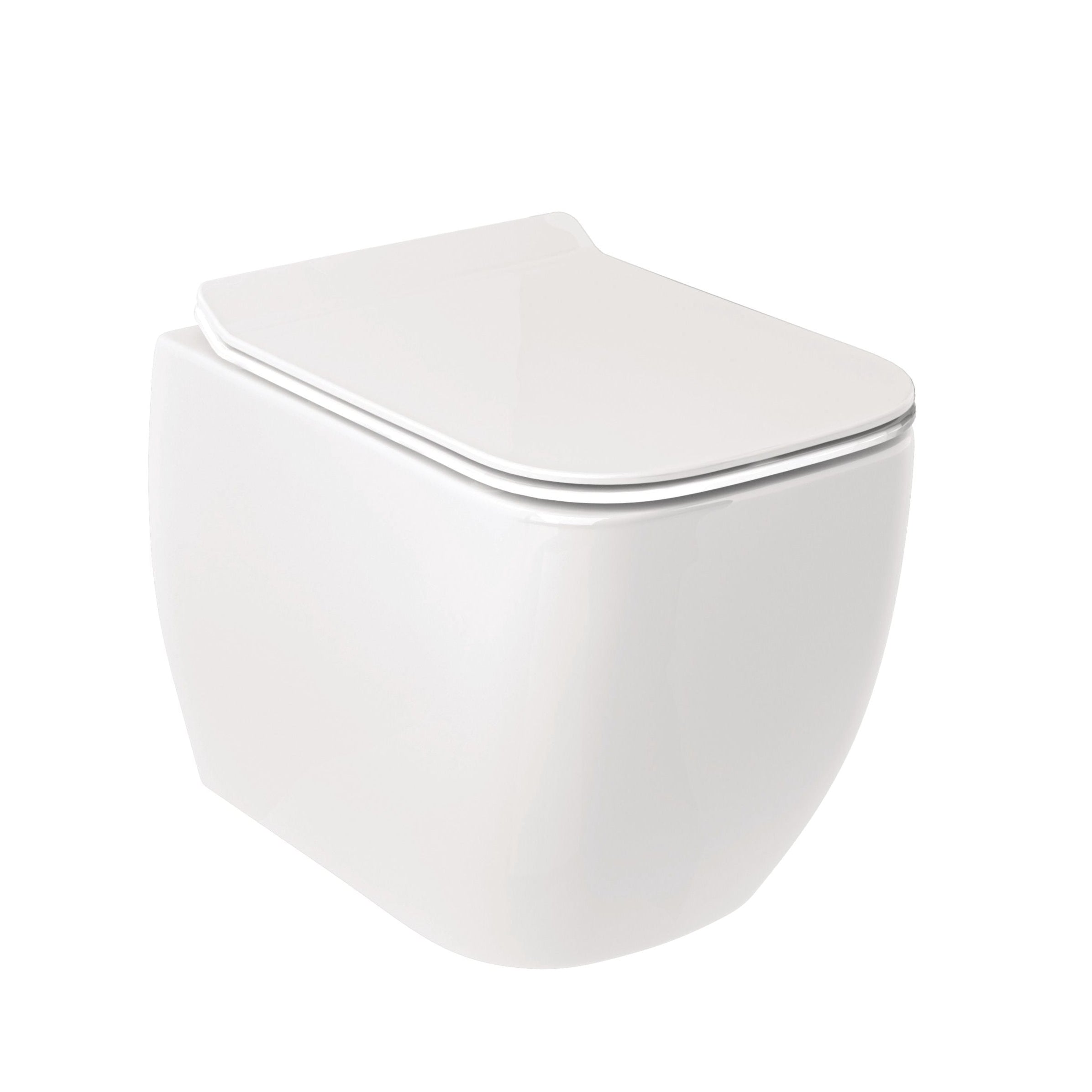KLUDI-RESA C WALL HUNG WC WITH SPIRALFLUSH AND HIDDEN FIXATIONS - GLOSSY WHITE