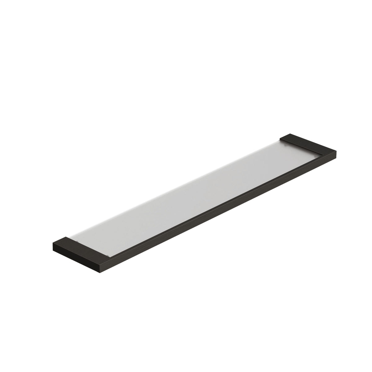 KLUDI-VELA C Glass shelf Brushed Gunmetal