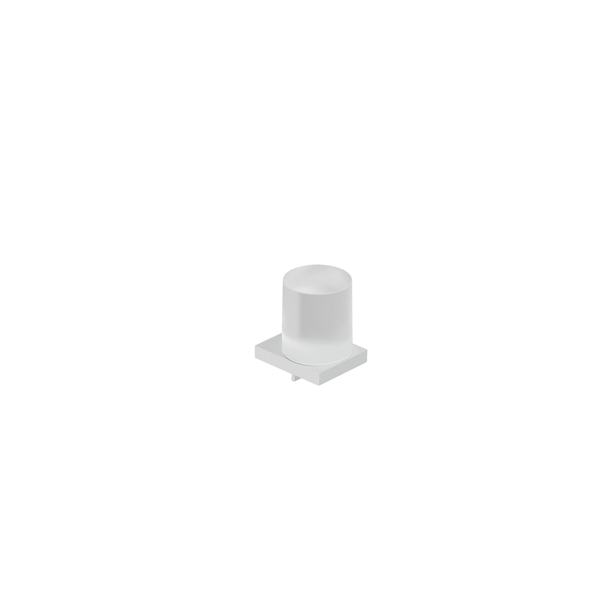 KLUDI-VELA C liquid soap dispenser Matt White