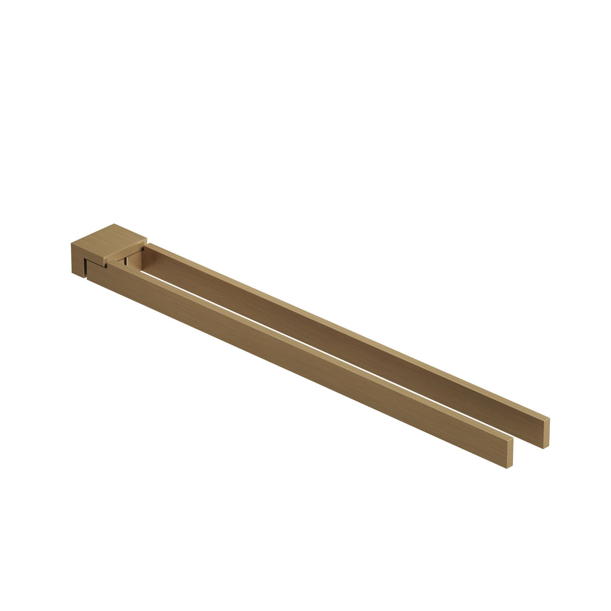 KLUDI-VELA C double towel holder Brushed Bronze