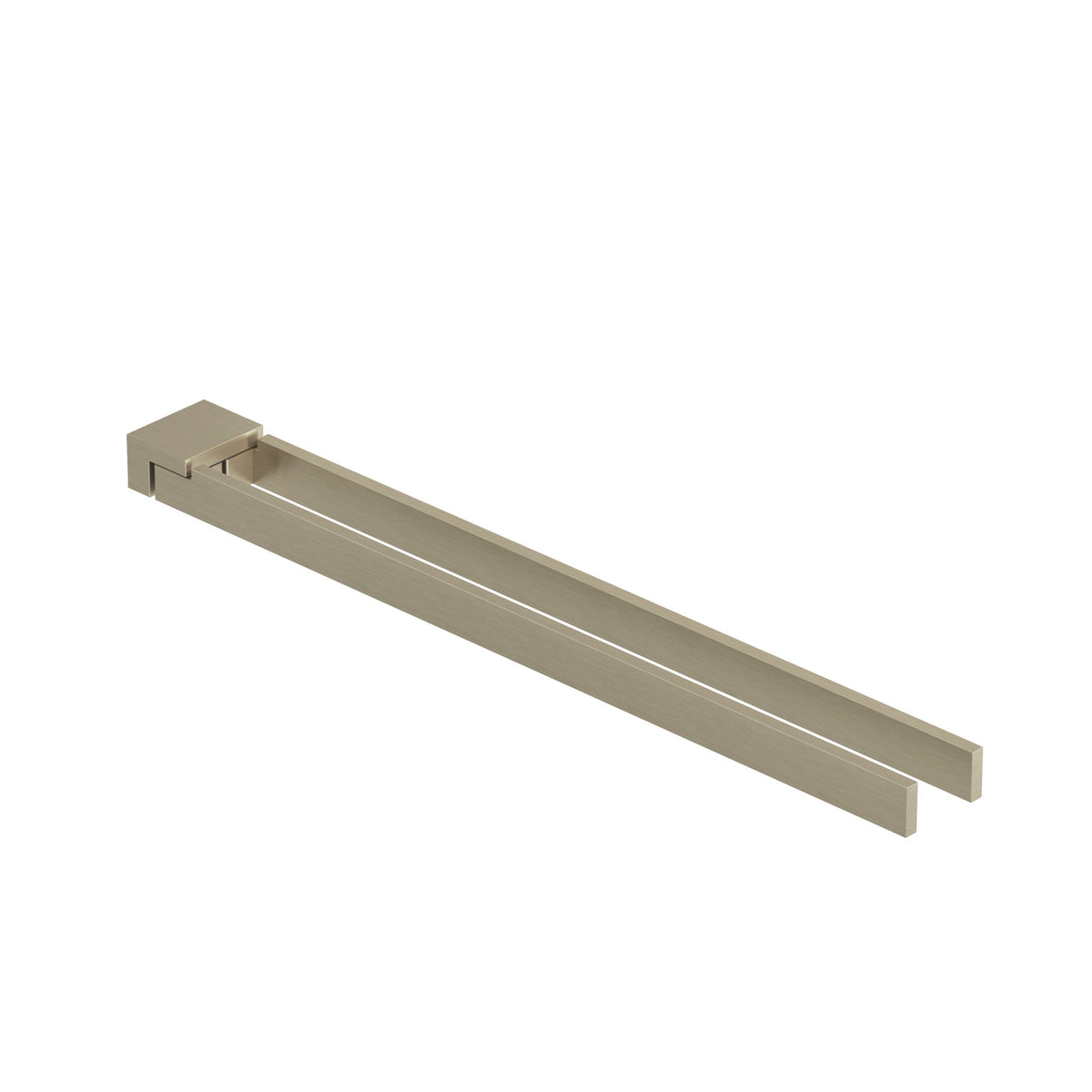 KLUDI-VELA C double towel holder Brushed Nickel