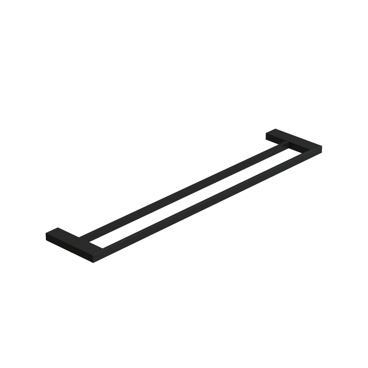 KLUDI-VELA C double towel rail Matt Black