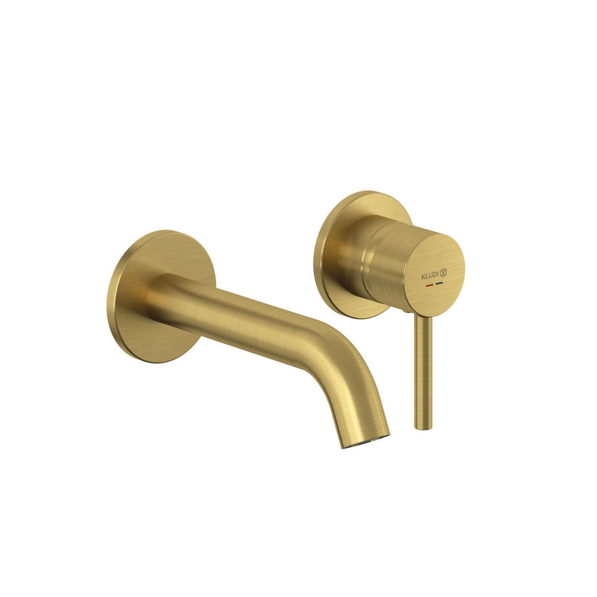KLUDI BOZZ concealed 2-hole basin mixer, trim set Brushed Gold