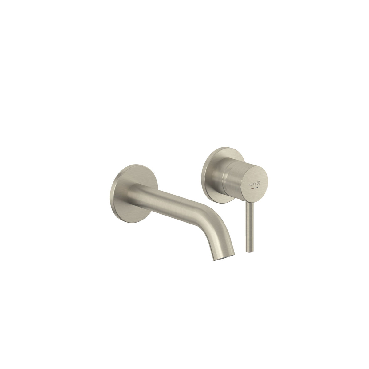 KLUDI BOZZ concealed 2-hole basin mixer, trim set Brushed Nickel