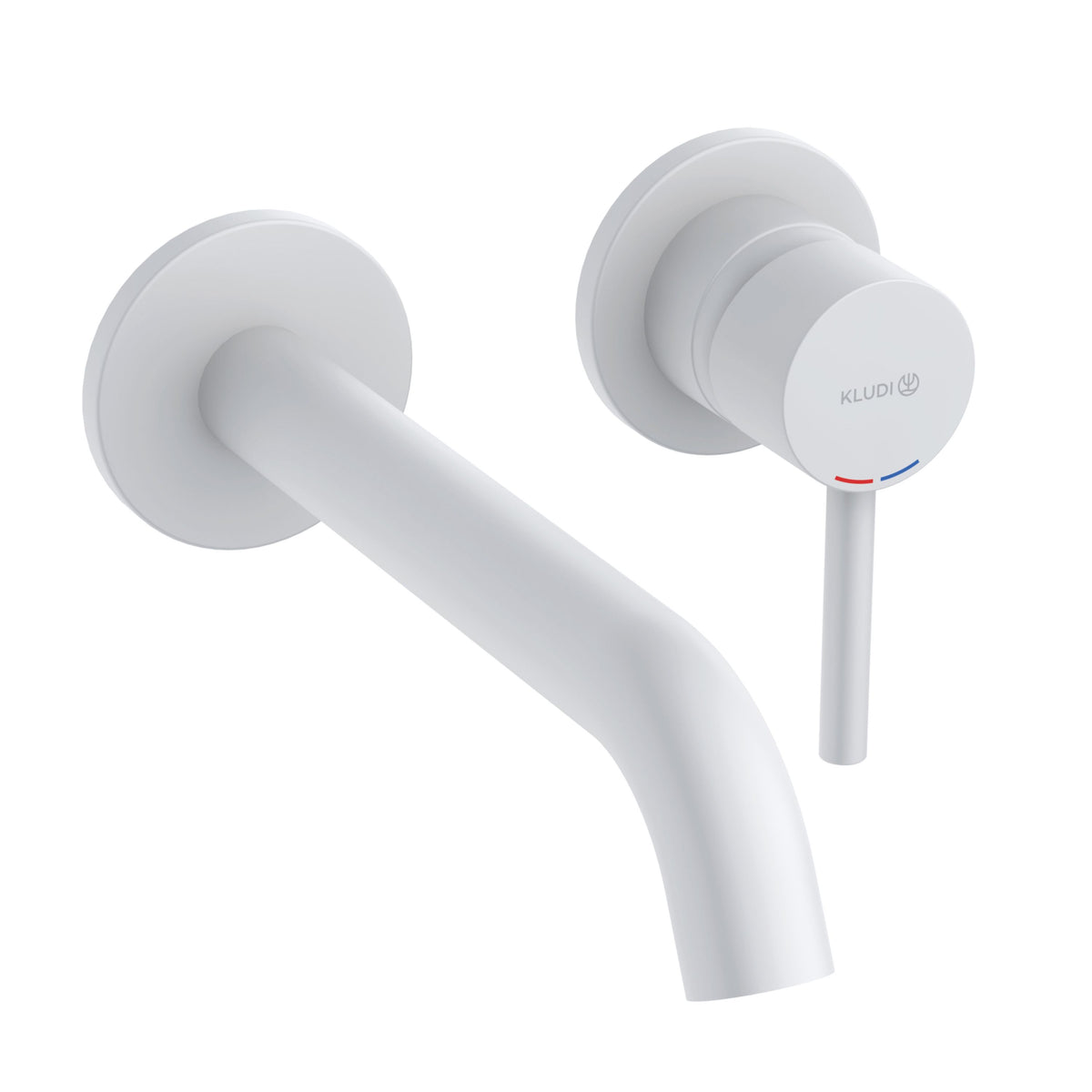 KLUDI BOZZ concealed 2-hole basin mixer, trim set Matt White