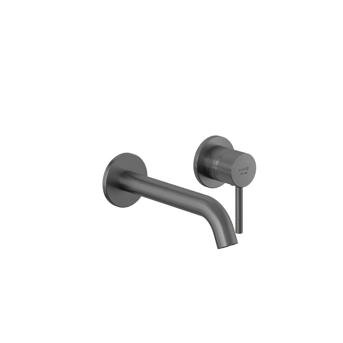 KLUDI BOZZ concealed 2-hole basin mixer, trim set Brushed Gunmetal