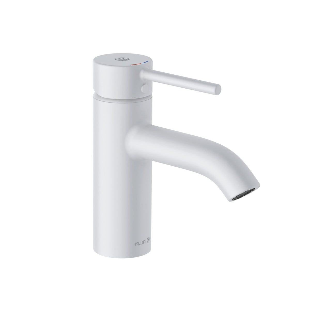 KLUDI-BOZZ single lever basin mixer 75 DN 15 Matt White