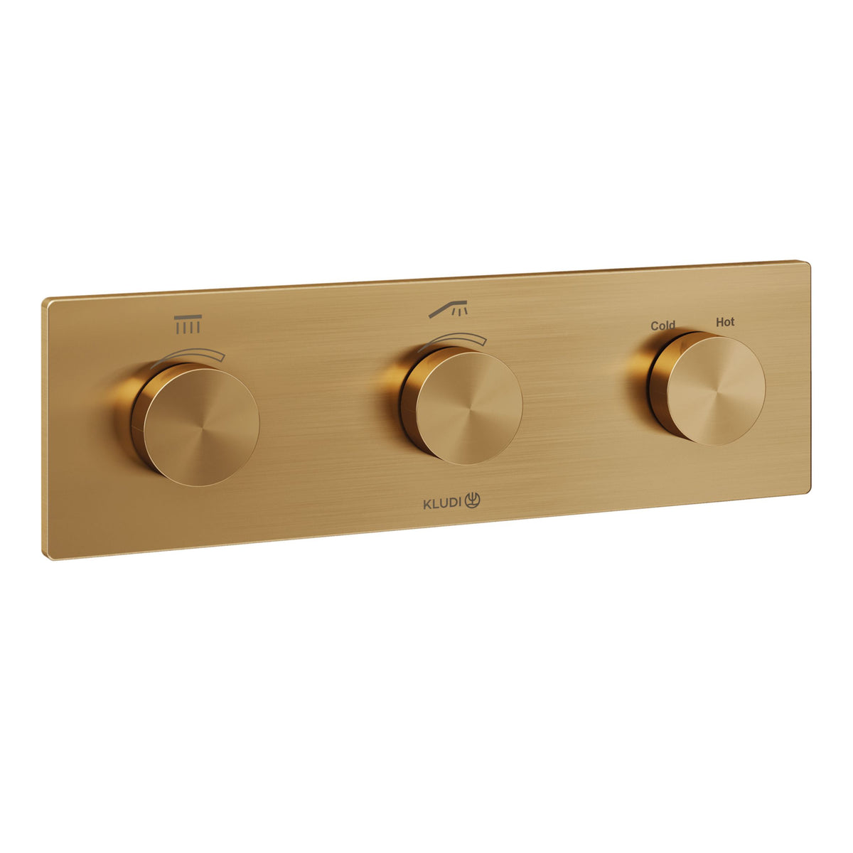 KLUDI-PUSHTRONIC electronic concealed thermostatic fitting