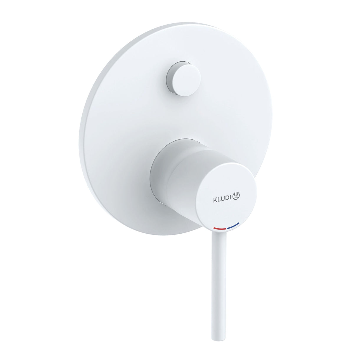 KLUDI-BOZZ concealed single lever bath and shower mixer Matt White