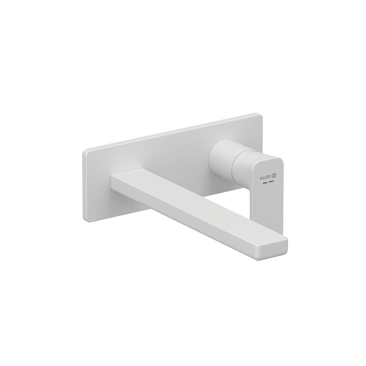 KLUDI-RENON concealed two hole wall mounted basin mixer Matt White