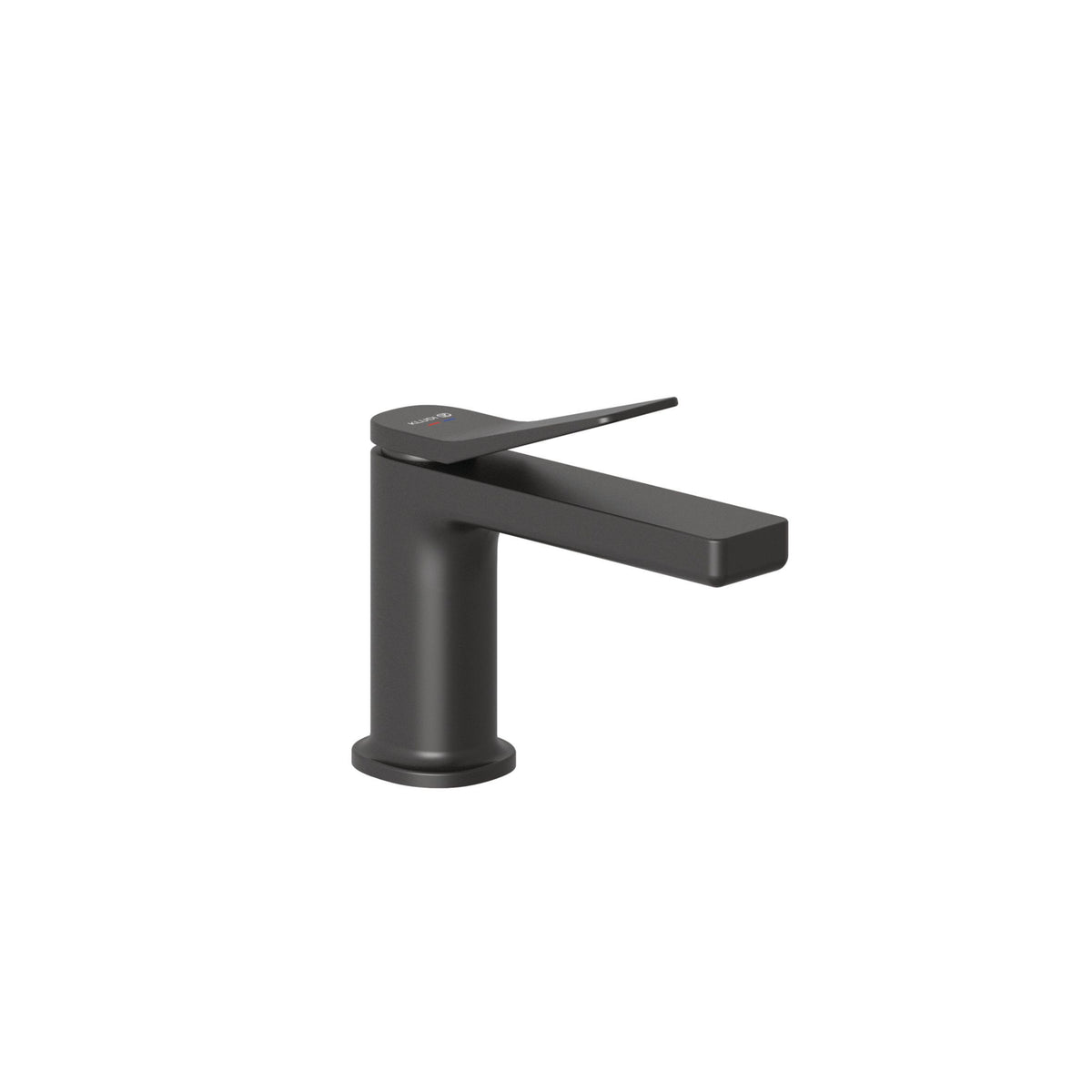 KLUDI-SOUNA single lever basin mixer 85 Matt Black