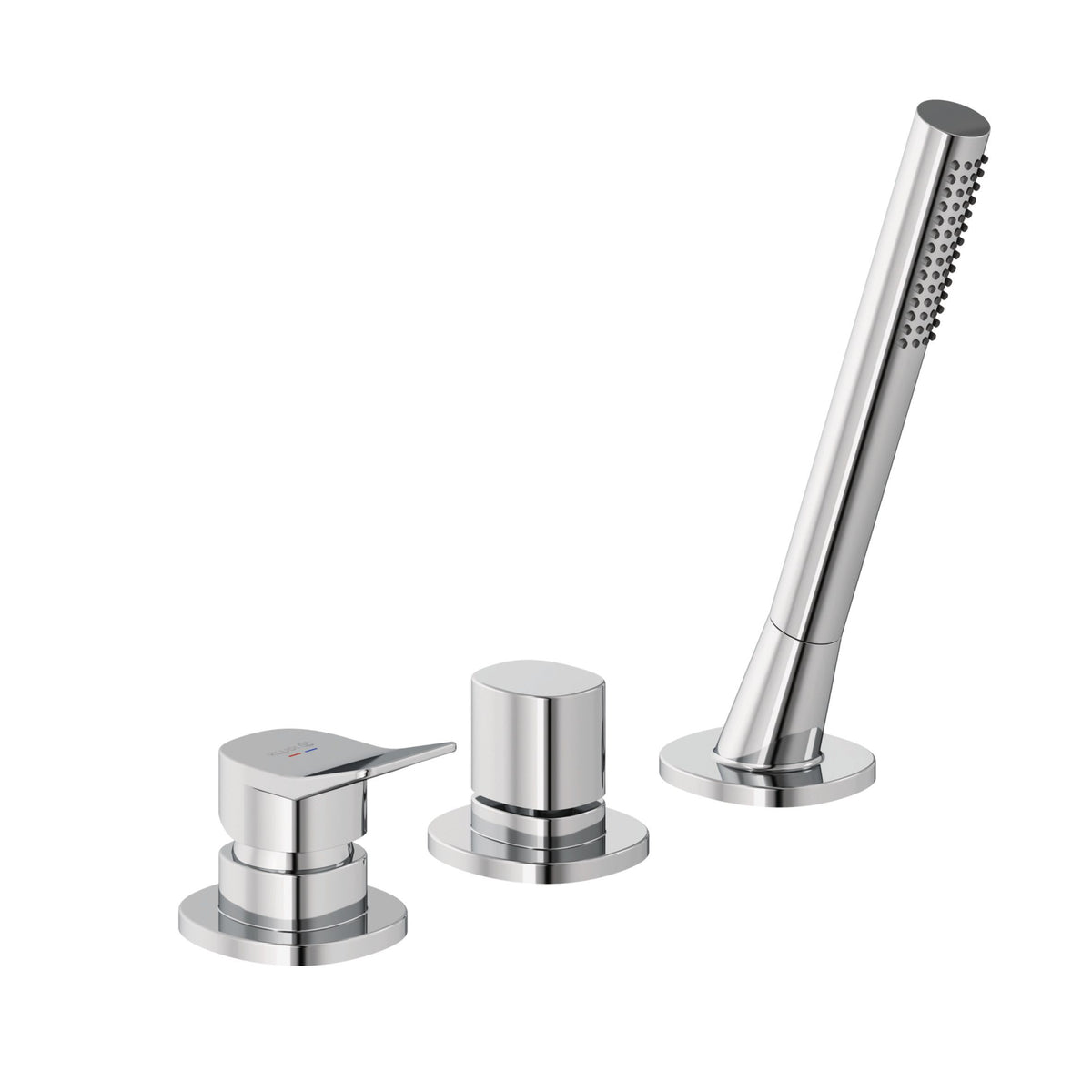 KLUDI-SOUNA 3-hole bath-and shower mixer Chrome