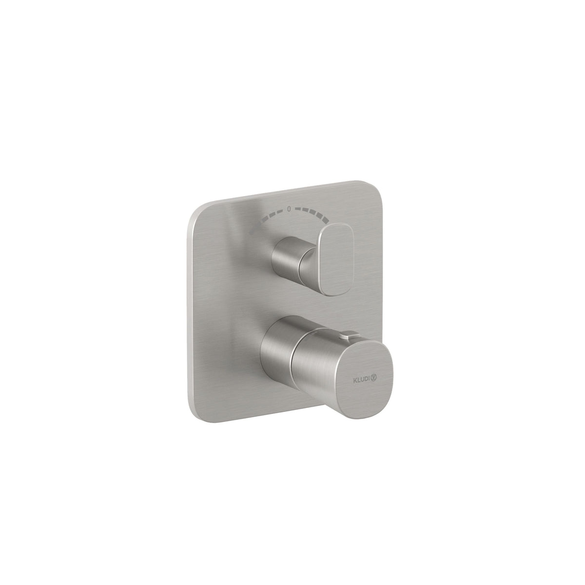 KLUDI-SOUNA concealed thermostatic bath-shower mixer Brushed Nickel