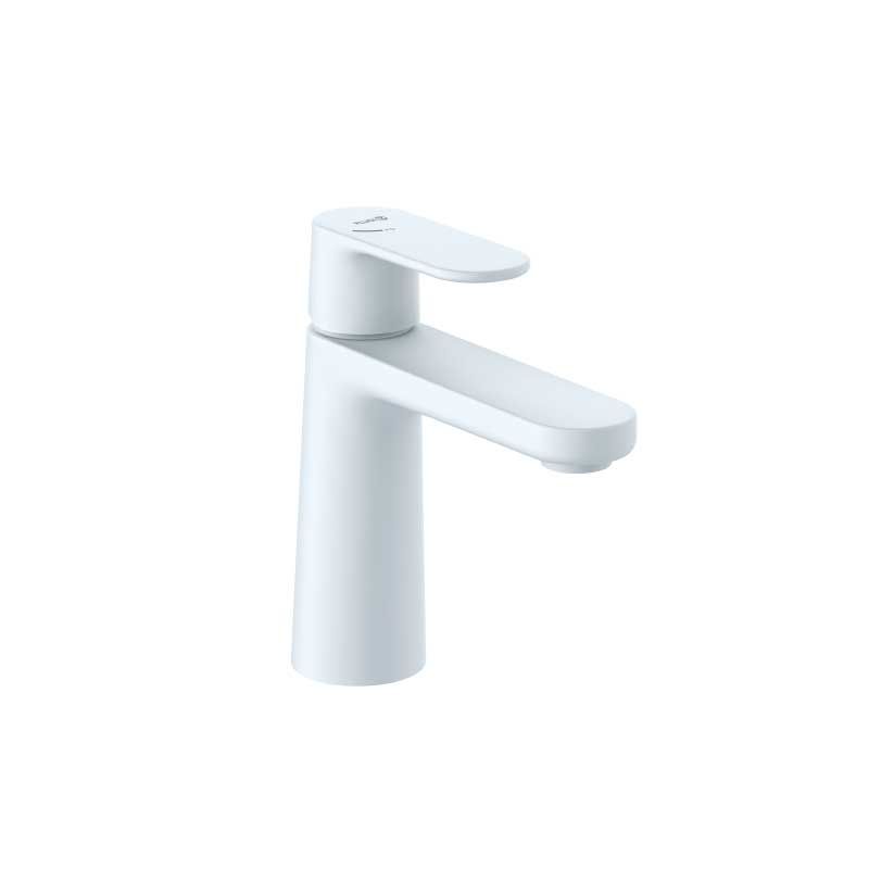KLUDI-LOUVA, SmartStart single lever basin mixer 100 DN 15 Matt White