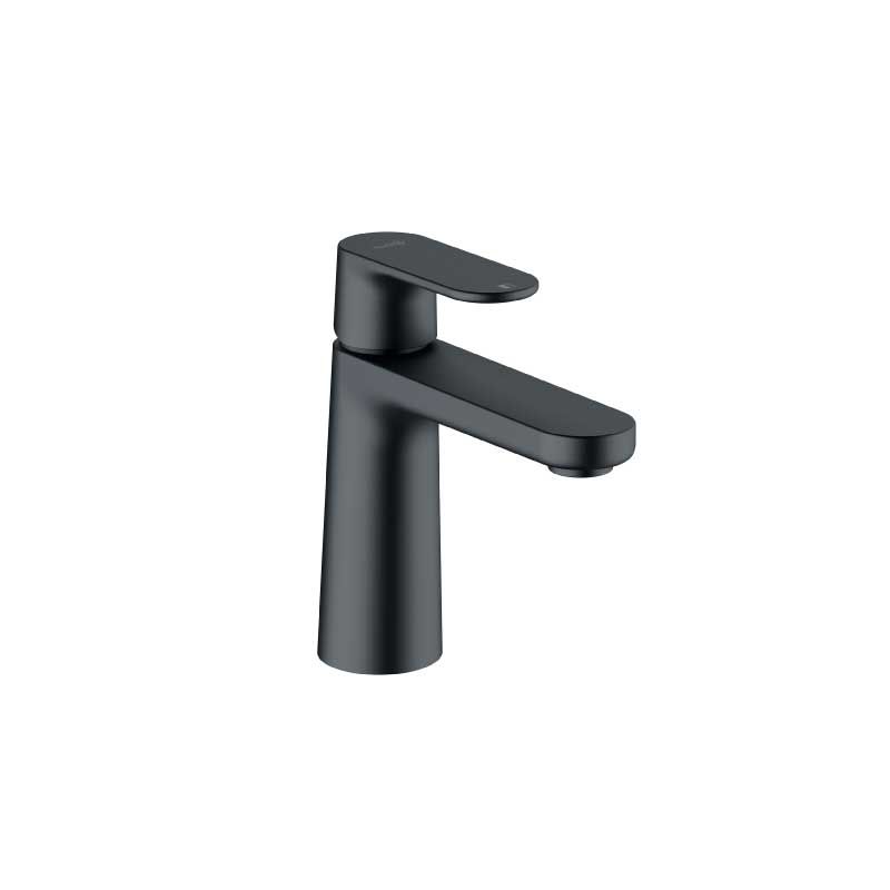 KLUDI-LOUVA single lever basin mixer 100 Matt Black