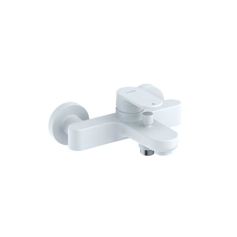 KLUDI-LOUVA single lever bath-and shower mixer DN 15 Matt White