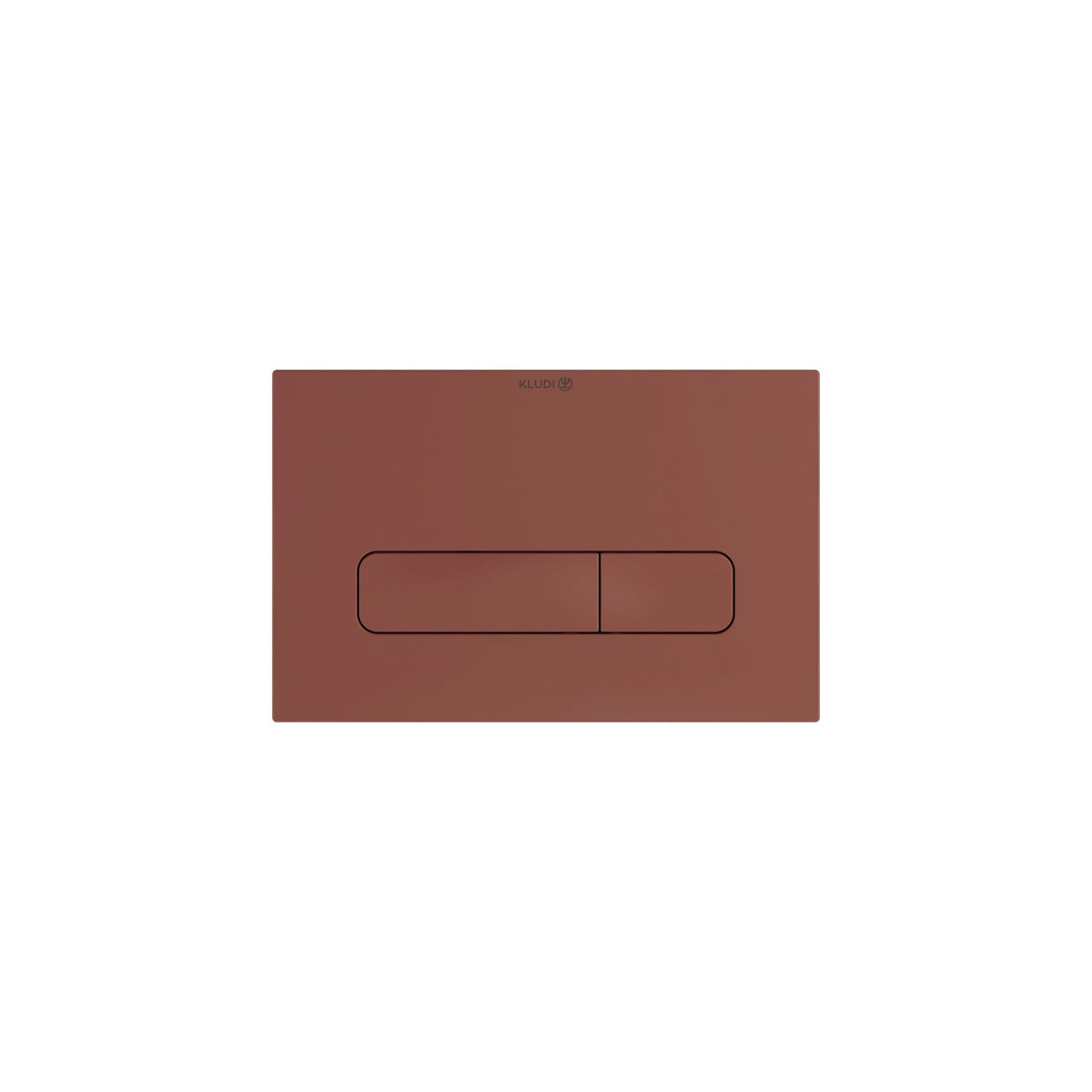 Push plate 24x15 h1,2 cm Rectangular Matt Vermilion