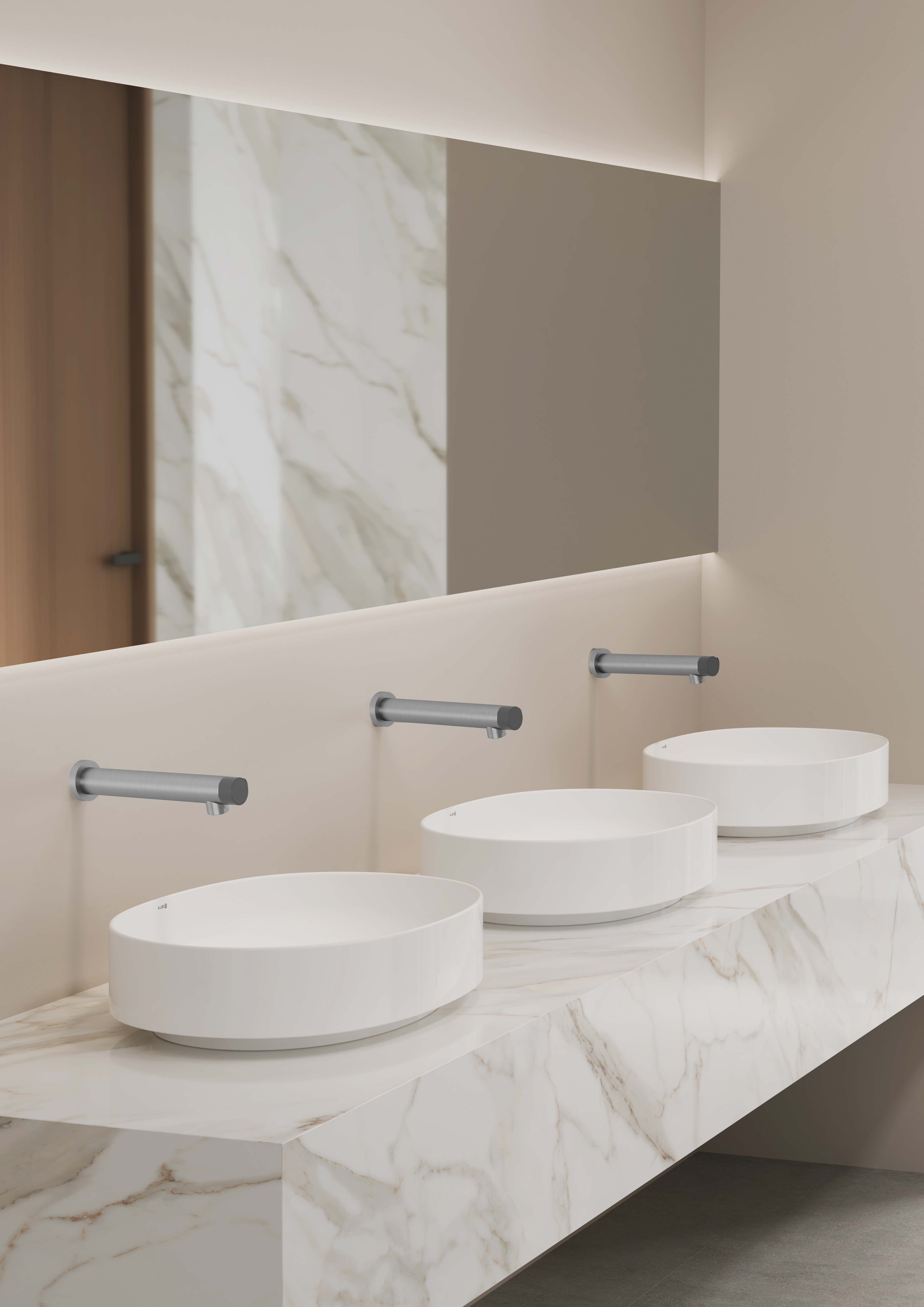 KLUDI-WAVE 2 in 1 faucet and soap dispenser